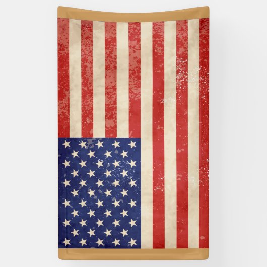  Amerikaanse vlag Spandoek (Verticaal)