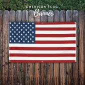 Amerikaanse vlag spandoek