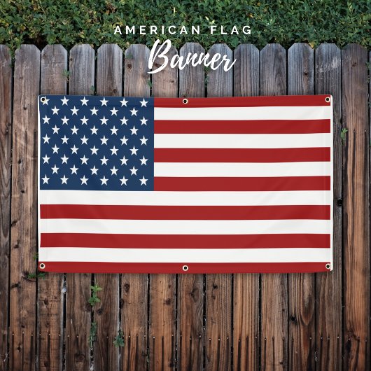 Amerikaanse vlag spandoek