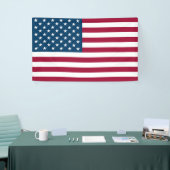 Amerikaanse vlag spandoek (Beurs)