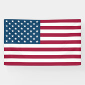 Amerikaanse vlag spandoek (Horizontaal)
