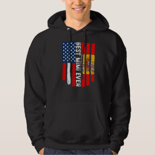 Amerikaanse vlag & Spanje vlag beste Mimi ooit fam Hoodie