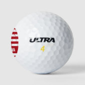 Amerikaanse vlag Speciaal patriottische strips Golfballen (Logo)
