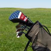 Amerikaanse vlag Speciaal patriottische strips Golfheadcover (Insitu)