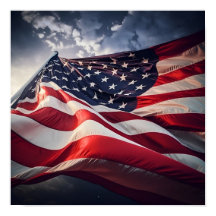 Amerikaanse vlag speciale effecten afdrukken