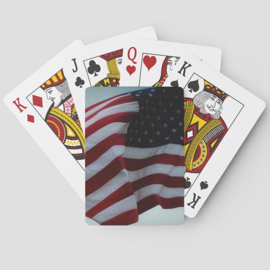 Amerikaanse Vlag Speelkaarten (Achterkant)