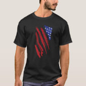 Amerikaanse vlag Spine Whisperer Chiro Squad Ameri T-shirt (Voorkant)