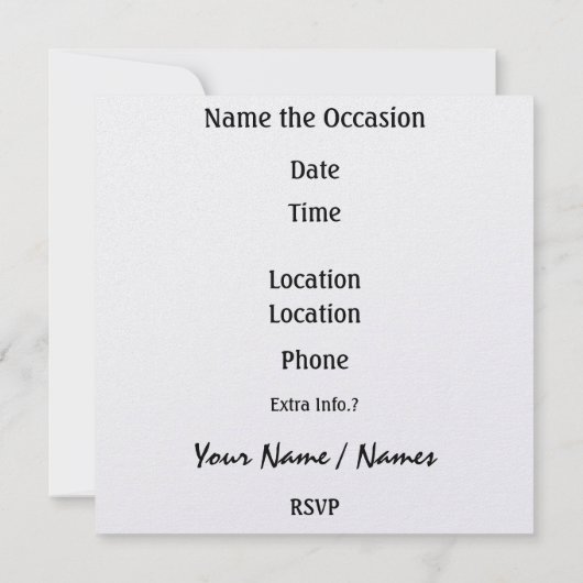 Amerikaanse vlag - SRF Kaart (Achterkant)