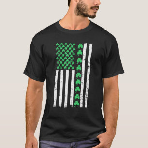 Amerikaanse vlag St. Patricks Day  Irish Lucky T-shirt