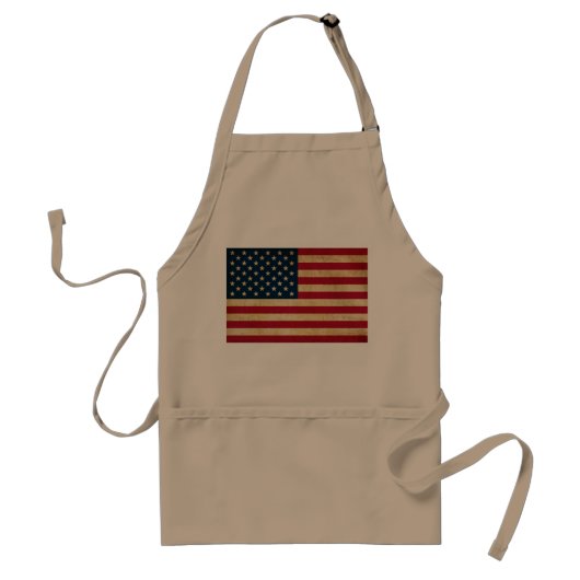  Amerikaanse vlag Standaard Schort (Voorkant)