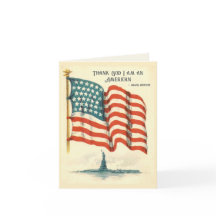 Amerikaanse Vlag Standbeeld van de Vrijheid Blanco