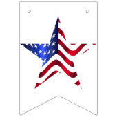 Amerikaanse vlag, Star, Blue & White Star Bunting Vlaggetjes (Eerste vlag)