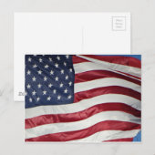 Amerikaanse vlag, Star Spangled Banner rood wit bl Briefkaart (Voorkant / Achterkant)