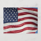 Amerikaanse vlag, Star Spangled Banner rood wit bl Briefkaart (Voorkant)