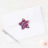 Amerikaanse vlag Star-Stickers (blad van 20) Ster Sticker (Envelop)