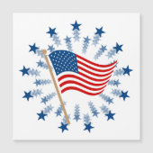 Amerikaanse vlag Starburst Vuurwerk 4 juli (Voorkant)