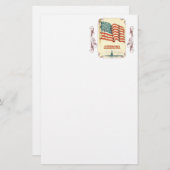  Amerikaanse Vlag Stationery Briefpapier (Voorkant / Achterkant)