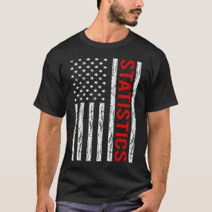 Amerikaanse vlag statistieken t-shirt