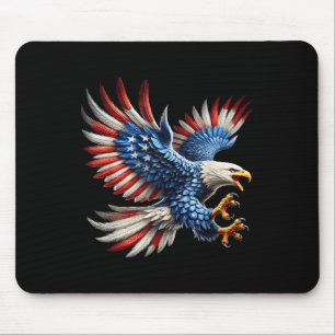 Amerikaanse Vlag Steenarend 4 juli Amerika Patriot Muismat
