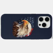 Amerikaanse Vlag Steenarend Case-Mate iPhone Case (Achterkant (horizontaal))