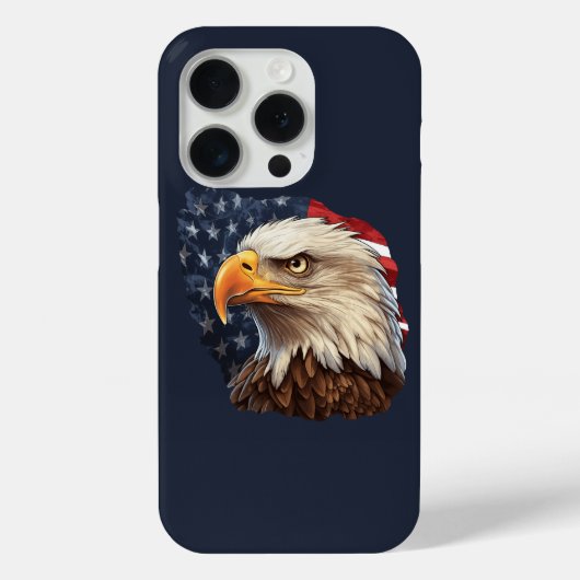 Amerikaanse Vlag Steenarend Case-Mate iPhone Case (Achterkant)