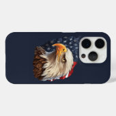 Amerikaanse Vlag Steenarend Case-Mate iPhone Case (Achterkant (horizontaal))