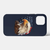 Amerikaanse Vlag Steenarend Case-Mate iPhone Case (Achterkant (horizontaal))