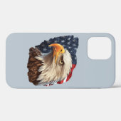 Amerikaanse Vlag Steenarend Case-Mate iPhone Case (Achterkant (horizontaal))