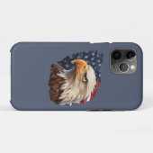 Amerikaanse Vlag Steenarend Case-Mate iPhone Case (Achterkant (horizontaal))