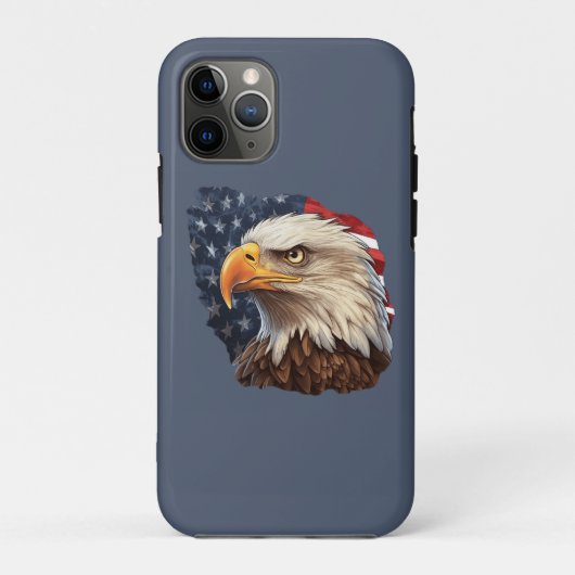 Amerikaanse Vlag Steenarend Case-Mate iPhone Case (Achterkant)