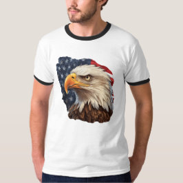 Amerikaanse Vlag Steenarend T-shirt