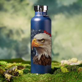 Amerikaanse Vlag Steenarend Waterfles