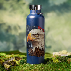 Amerikaanse Vlag Steenarend Waterfles
