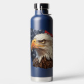 Amerikaanse Vlag Steenarend Waterfles (Links)