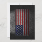 Amerikaanse Vlag Steenstructuur Kaart (Voorkant)