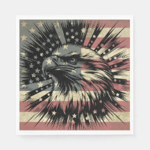 Amerikaanse Vlag Stekelarend Patriottisch 