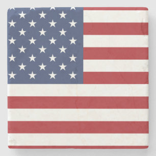 Amerikaanse vlag stenen onderzetter