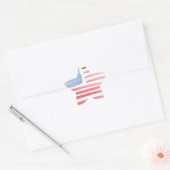 Amerikaanse vlag ster sticker (Envelop)