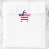 Amerikaanse vlag ster sticker (Tas)