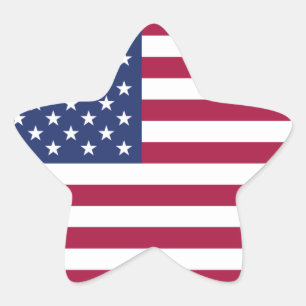 Amerikaanse vlag ster sticker