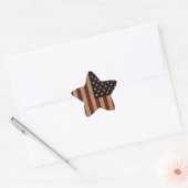  Amerikaanse vlag Ster Sticker (Envelop)