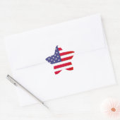 Amerikaanse vlag ster sticker (Envelop)