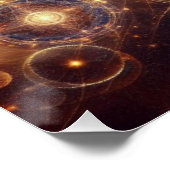 Amerikaanse vlag - Sterren en strepen - Bald Eagle Perfect Poster (Hoek)