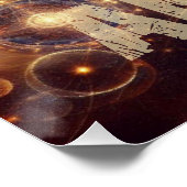 Amerikaanse vlag - Sterren en strepen - Bald Eagle Perfect Poster (Hoek)