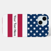 Amerikaanse vlag sterren en strepen Case-Mate iPhone case (Achterkant (horizontaal))