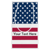 Amerikaanse vlag sterren en strepen klein cadeauzakje (Voorkant)