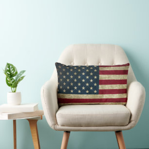 Amerikaanse vlag sterren en strepen kussen