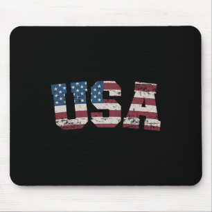 Amerikaanse vlag sterren en strepen voor patriotti muismat