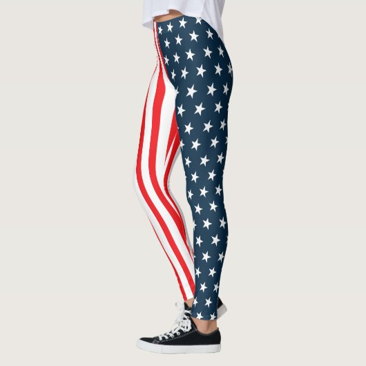 Amerikaanse vlag | Sterren en stripes Leggings (Links)