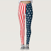 Amerikaanse vlag | Sterren en stripes Leggings (Voorkant)
